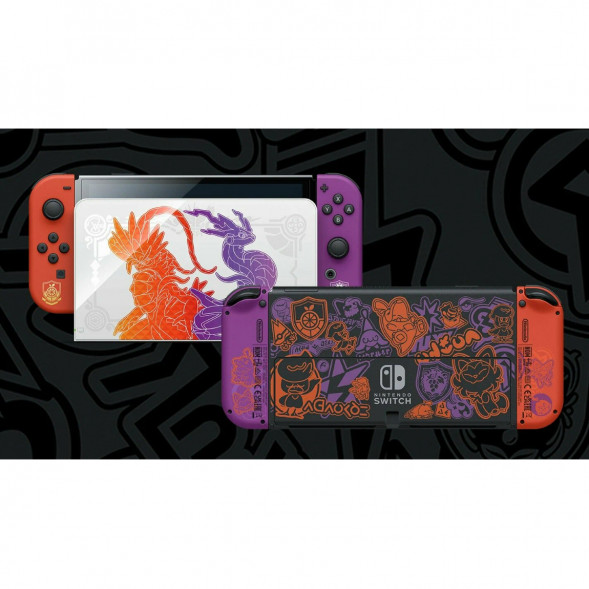 Игровая приставка Nintendo Switch OLED 64 ГБ, Pokemon Scarlet &amp;amp; Violet Edition в Екатеринбурге
