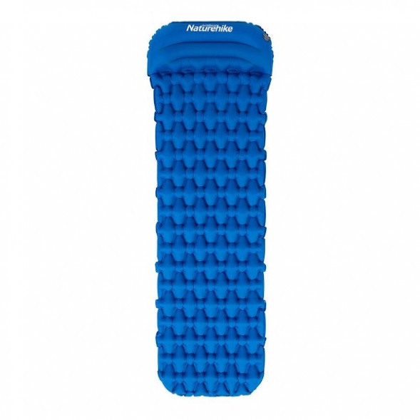Надувной коврик туристический Naturehike FC-12, синий в Екатеринбурге
