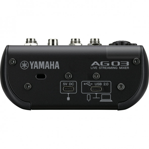 Микшер для стриминга Yamaha AG03MK2 LSPK Live Stream Black с аксессуарами в Екатеринбурге