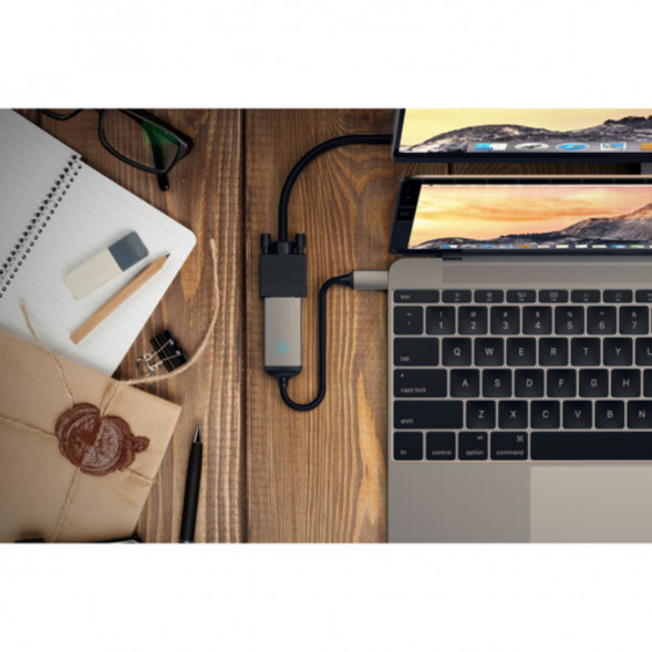 Адаптер Satechi USB Type-C to VGA , Space Gray в Екатеринбурге