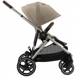 Детская коляска Cybex Gazelle S TPE Almond Beige с корзиной и дождевиком