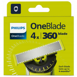 Сменные лезвия Philips Oneblade 360 QP440/50, 4 шт.