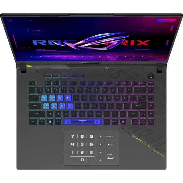 Ноутбук ASUS ROG Strix G16 G614FM-WS94 (16&amp;quot;, IPS, AMD Ryzen 9 9955HX 2.5ГГц, 16 ядер, 16ГБ DDR5, 1ТБ SSD, NVIDIA GeForce RTX 5060 8 ГБ, Windows 11 Home), серый в Екатеринбурге
