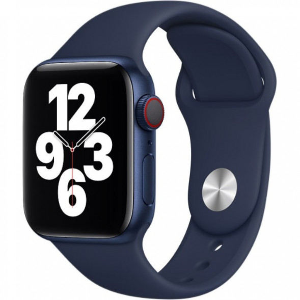 Ремешок для Apple Watch 44mm Deep Navy Sport Band (MYAX2ZM/A), тёмный ультрамарин в Екатеринбурге