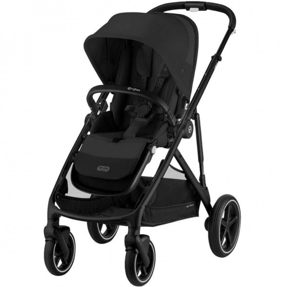 Детская коляска Cybex Gazelle S BLK Moon Black с корзиной и дождевиком в Екатеринбурге