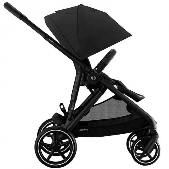 Детская коляска Cybex Gazelle S BLK Moon Black с корзиной и дождевиком в Екатеринбурге