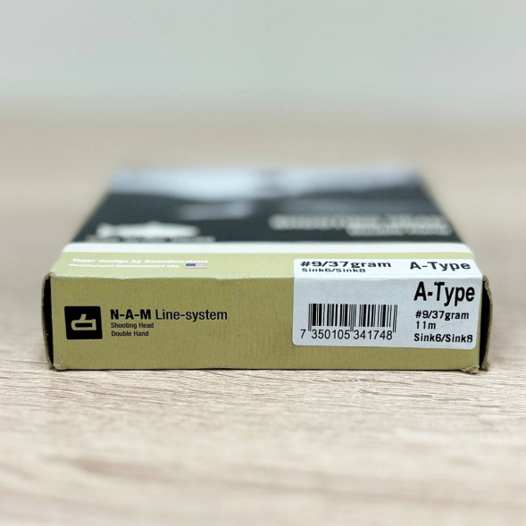 Рыболовная леска N-A-M Line System Shooting Head #9/37gram Sink6-Sink8 A-Type в Екатеринбурге