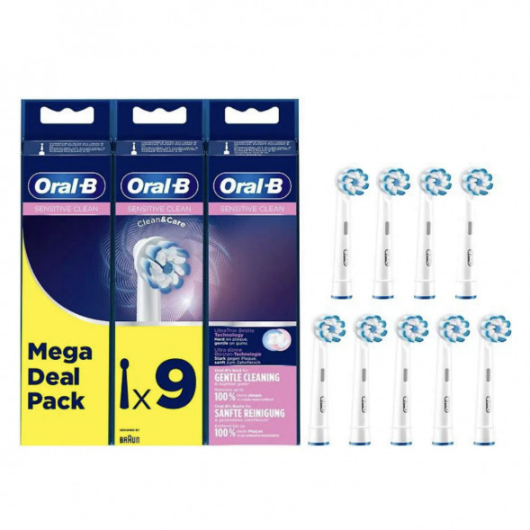 Насадки на зубные щетки Oral-B Sensitive Clean, 9 шт. в Екатеринбурге