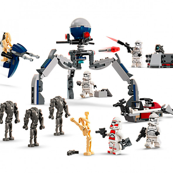 Конструктор LEGO Star Wars 75372 Боевой набор солдат-клонов и боевых дроидов в Екатеринбурге