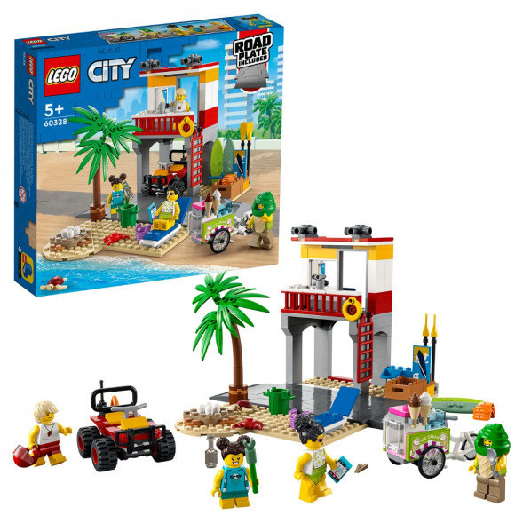 Конструктор LEGO City 60328 Пост спасателей на пляже в Екатеринбурге