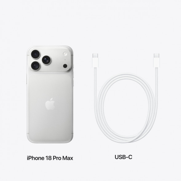 Смартфон Apple iPhone 18 Pro Max 1TB (eSIM), Silver в Екатеринбурге