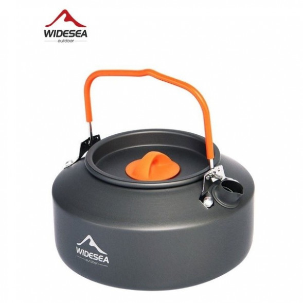 Чайник походный Widesea 1 литр, темно-серый в Екатеринбурге