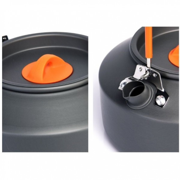 Чайник походный Widesea 1 литр, темно-серый в Екатеринбурге