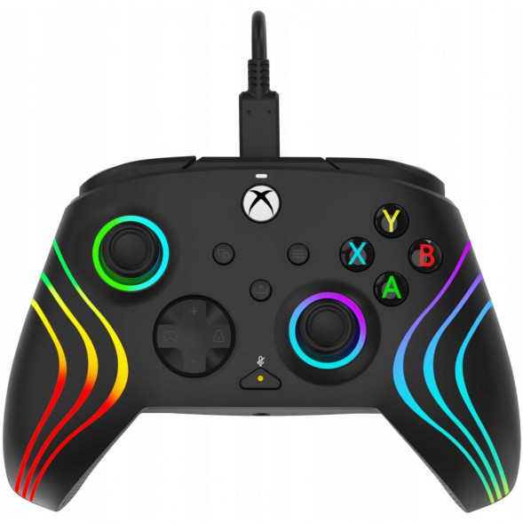Геймпад проводной PDP для Xbox Afterglow Wave, Black в Екатеринбурге