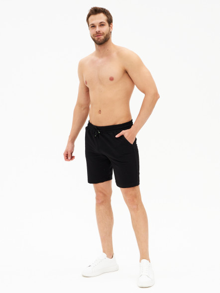 Шорты мужские трикотажные, черный, XL в Екатеринбурге