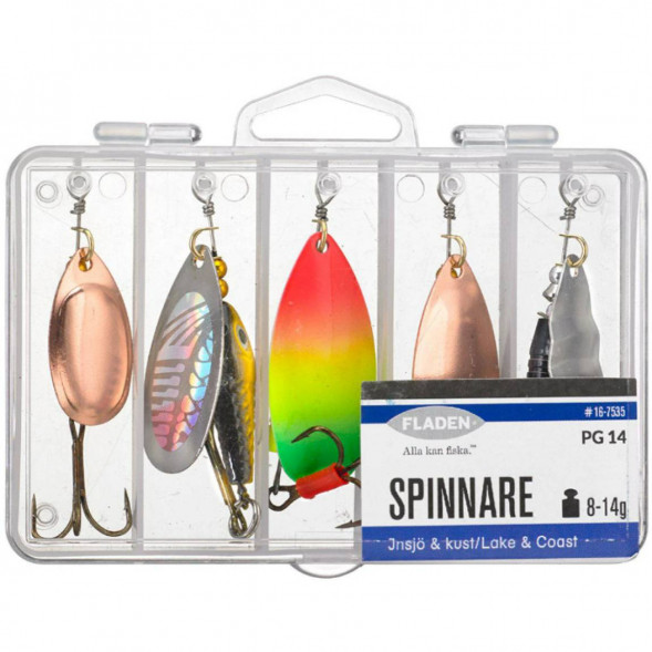 Набор блесен Fladen #16-7535 (5 шт в наборе) в Екатеринбурге