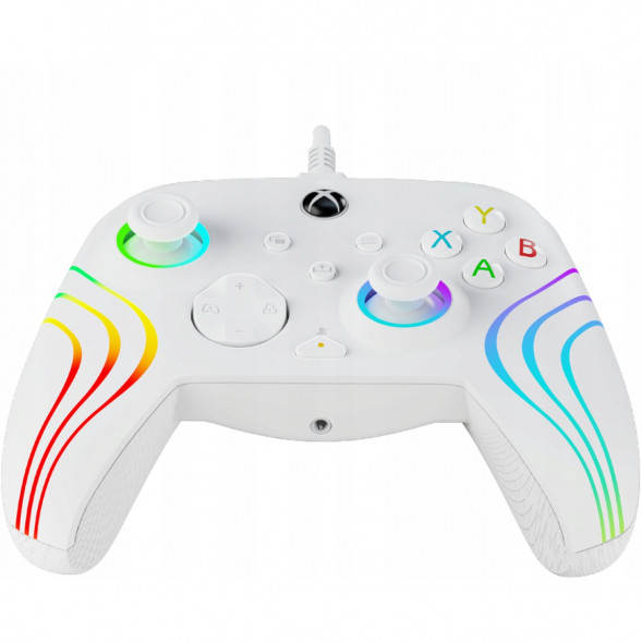 Геймпад проводной PDP для Xbox Afterglow Wave, White в Екатеринбурге