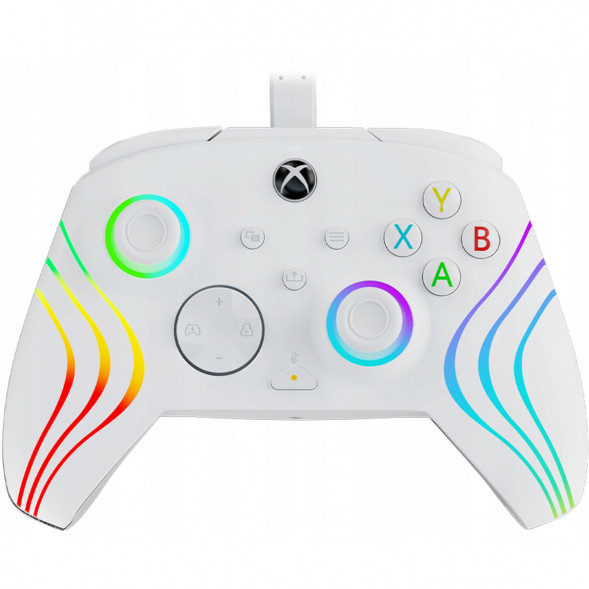 Геймпад проводной PDP для Xbox Afterglow Wave, White в Екатеринбурге