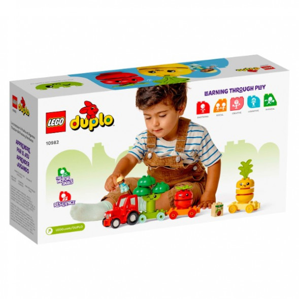 Конструктор LEGO DUPLO 10982 Трактор для перевозки овощей и фруктов в Екатеринбурге