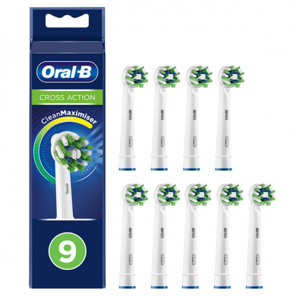 Насадки на зубные щетки Oral-B Cross Action, 9 шт. в Екатеринбурге