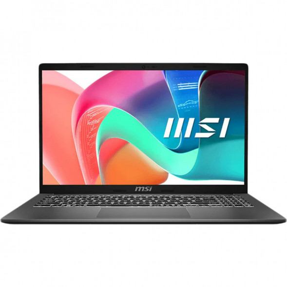 Ноутбук MSI Modern 15 F1MXG-1279XRU (15.6&amp;quot;, IPS, Intel Core 7 120U 1.4ГГц, 10 ядер, 16ГБ DDR5, 512ГБ SSD, Intel Graphics, без ОС), серый в Екатеринбурге