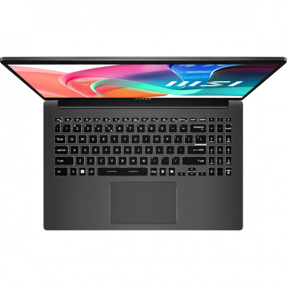 Ноутбук MSI Modern 15 F1MXG-1279XRU (15.6&amp;quot;, IPS, Intel Core 7 120U 1.4ГГц, 10 ядер, 16ГБ DDR5, 512ГБ SSD, Intel Graphics, без ОС), серый в Екатеринбурге