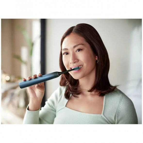 Электрическая звуковая зубная щетка Philips Sonicare DiamondClean 9000 HX9911/88, темно-синий в Екатеринбурге