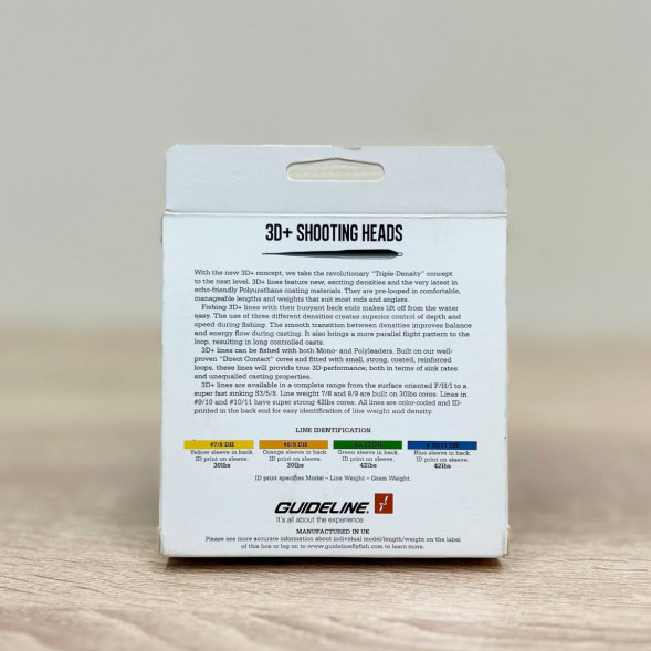 Рыболовная леска Guideline Power Taper 3D+ #37765 8/9 DH, Green в Екатеринбурге