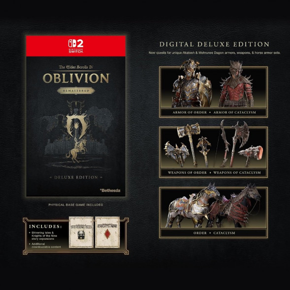 Игра The Elder Scrolls IV: Oblivion Remastered. Deluxe Edition [Nintendo Switch 2, английская версия] в Екатеринбурге