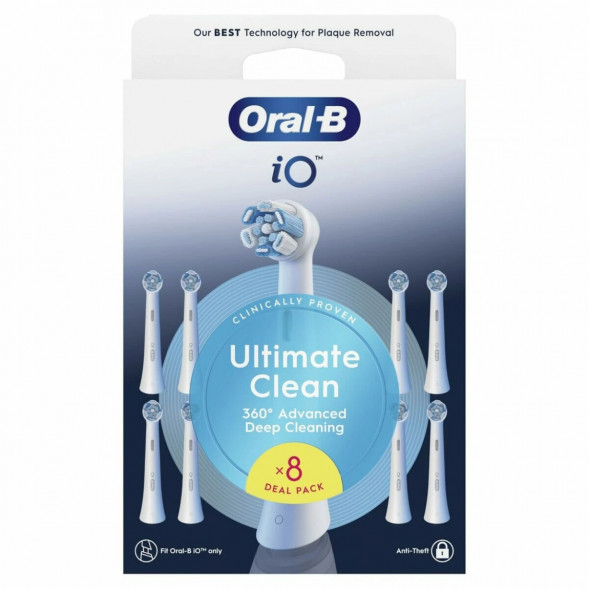 Сменные насадки Oral-B iO Series Ultimate Clean 360, 8 шт., белый в Екатеринбурге