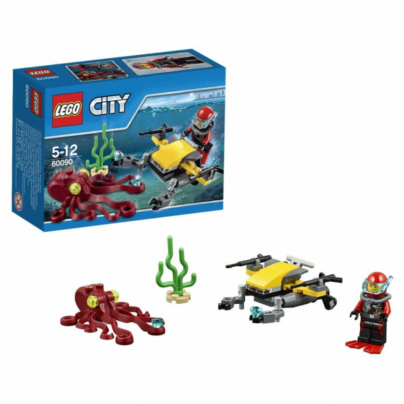 Конструктор LEGO City Deep Sea Explorers 60090 Глубоководный скутер в Екатеринбурге