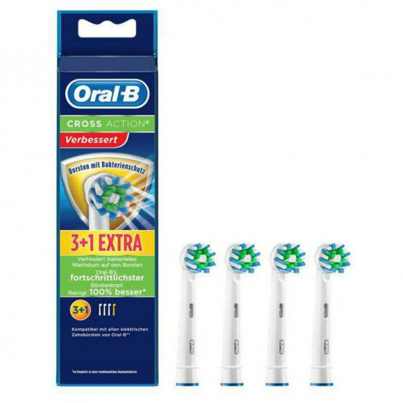 Насадки на зубные щетки Oral-B Cross Action (3+1 Extra), 4 шт. в Екатеринбурге