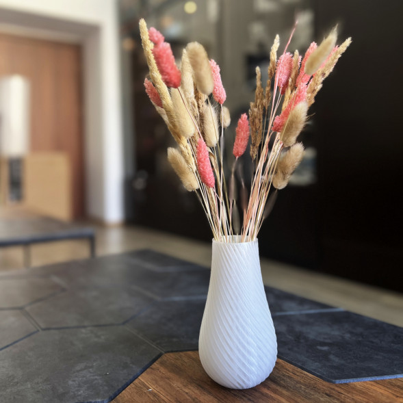 Ваза для сухоцветов HatRom Spiral, ледяной в Екатеринбурге