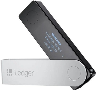 Аппаратный криптокошелек Ledger Nano X , черный в Екатеринбурге