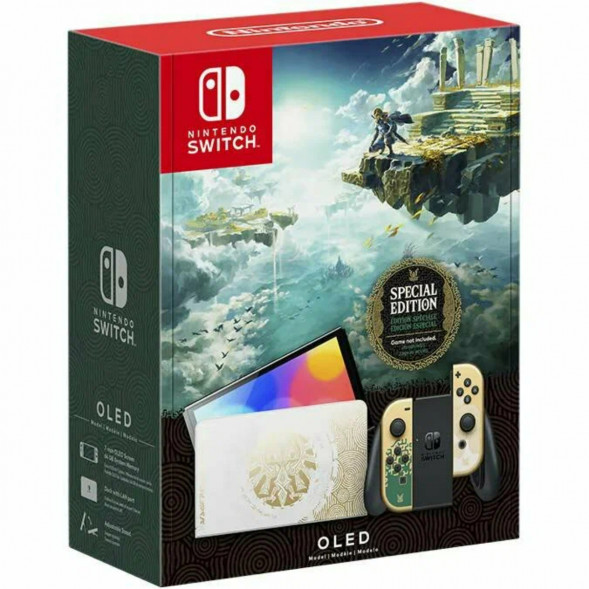 Игровая приставка Nintendo Switch OLED 64 ГБ, без игр, The Legend of Zelda: Tears of the Kingdom в Екатеринбурге
