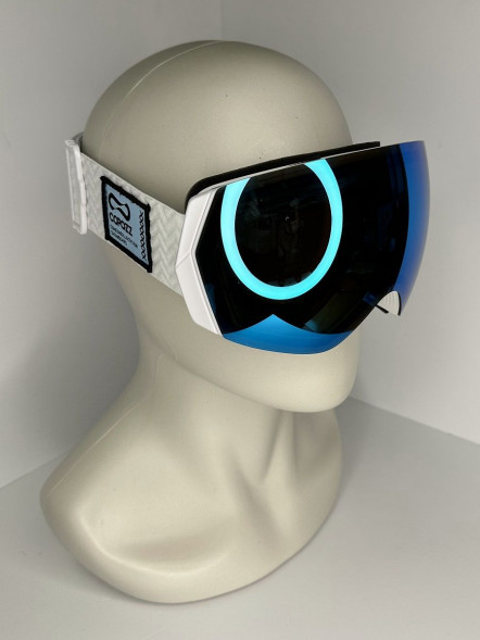 Горнолыжные очки для сноуборда Copozz (голубой, белый) в Екатеринбурге