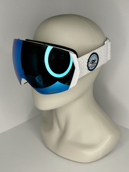 Горнолыжные очки для сноуборда Copozz (голубой, белый) в Екатеринбурге