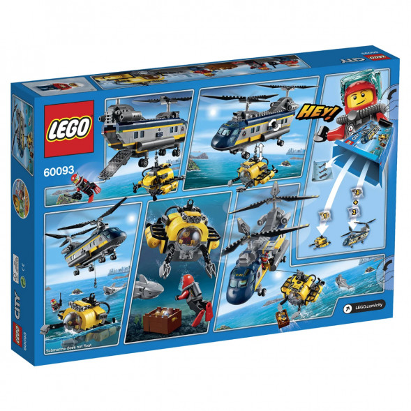 Конструктор LEGO City Deep Sea Explorers 60093 Вертолет исследователей моря в Екатеринбурге