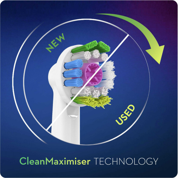 Насадки на зубные щетки Oral-B 3D White, 4 шт. в Екатеринбурге