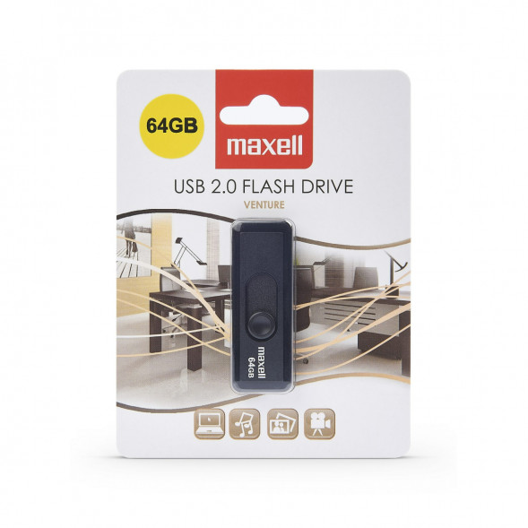 Карта памяти Maxell USB 2.0 64 ГБ Venture в Екатеринбурге