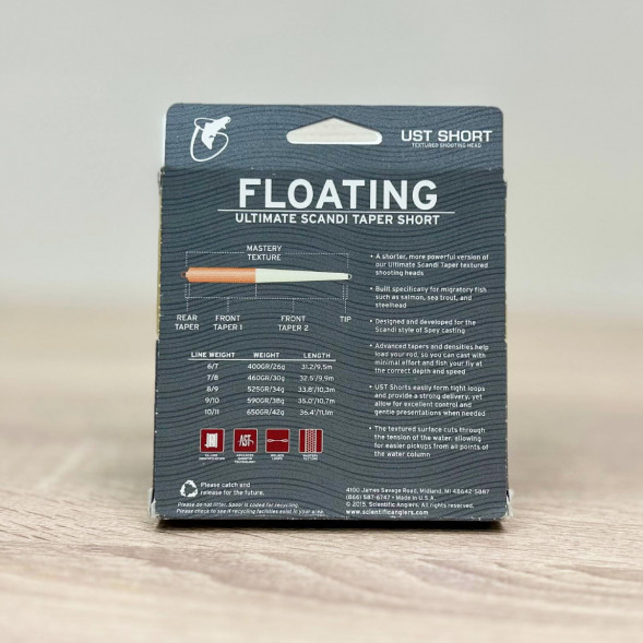 Рыболовная леска Scientific Anglers UST Short St-8/9-f Floating 124997 в Екатеринбурге