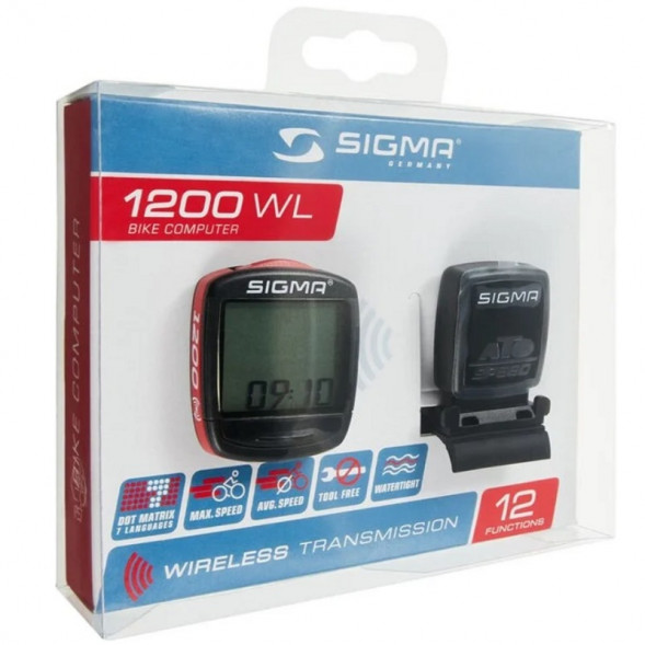 Велокомпьютер беспроводной 12 функций Sigma BC 1200 WL в Екатеринбурге