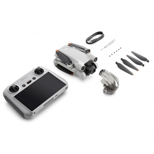 Квадрокоптер DJI Mini 3 Pro (DJI RC), серый в Екатеринбурге