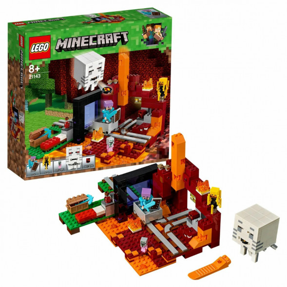 Конструктор LEGO Minecraft 21143 Портал в Подземелье  в Екатеринбурге