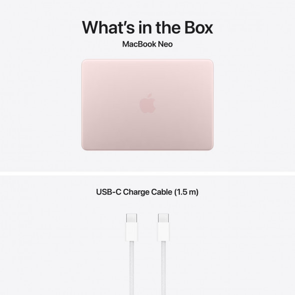 Ноутбук Apple MacBook Neo MHFJ4 (A18 Pro 5-Core GPU, 8/512GB), Розовый/Blush в Екатеринбурге