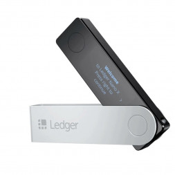 Аппаратный криптокошелек Ledger Nano X with $20 in Bitcoin , черный