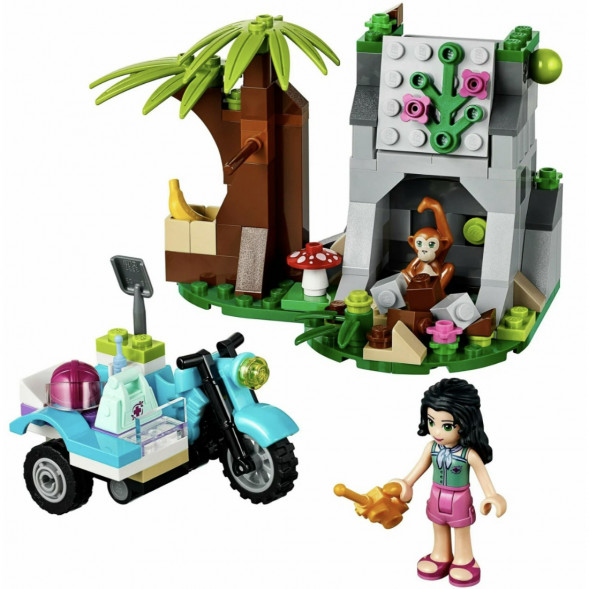 Конструктор LEGO Friends 41032 Джунгли: Мотоцикл скорой помощи в Екатеринбурге