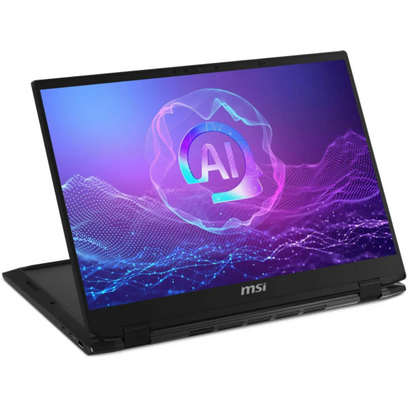 Ноутбук трансформер MSI Summit 16 AI Evo A2HMTG-057RU (16&amp;quot;, IPS, Intel Core Ultra 7 255H 2ГГц, 16 ядер, 16ГБ LPDDR5, 1ТБ SSD, Intel Arc 140T, Windows 11 Home), черный в Екатеринбурге