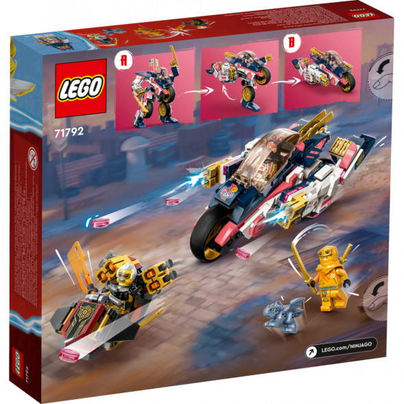 Конструктор LEGO Ninjago 71792 Байк-трансформер Соры в Екатеринбурге