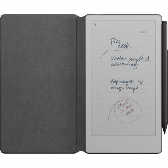Графический планшет reMarkable Paper Pro Move + Стилус MarkerPlus + Чехол BookFolio Premium Leather, Black в Екатеринбурге